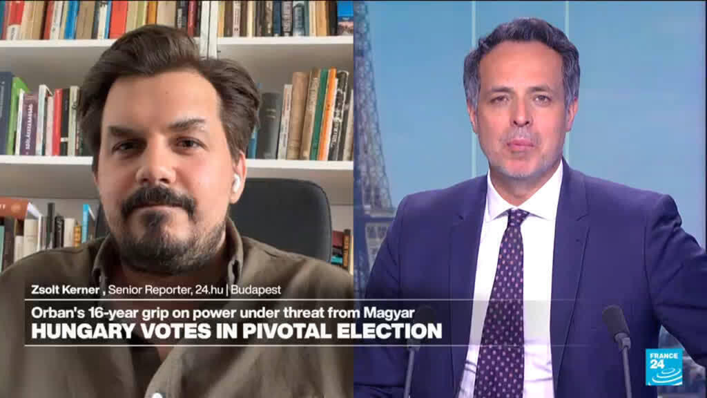 Video thumbnail for Orban's 16-year grip on power under threat from Magyar