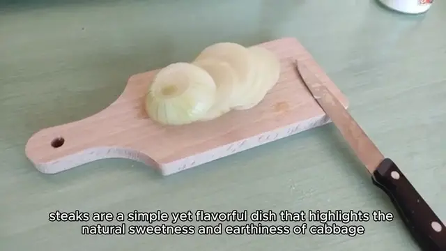 Video thumbnail for Cabbage Steak Recipe