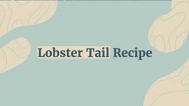 Video thumbnail for Lobster tail recipe