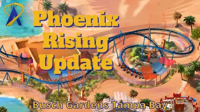 Video thumbnail for Details and Stats for Phoenix Rising Roller Coaster Coming to Busch Gardens Tampa Bay