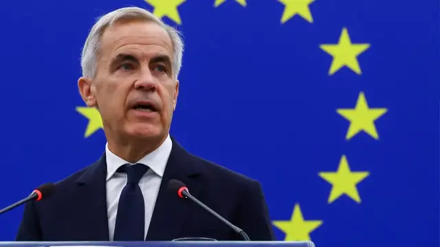 Video thumbnail for Mark Carney calls for ‘strategic autonomy’ and closer Canada-EU ties