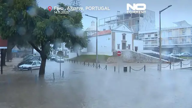 'Video thumbnail for Storm Claudia batters Europe with powerful winds and widespread disruptions'