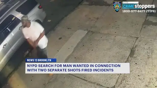 Video thumbnail for Man wanted for firing gunshots in Crown Heights, Fort Greene