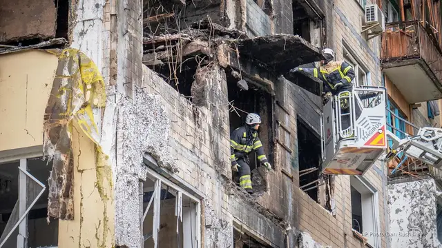 'Video thumbnail for Russia’s ‘savage’ 12-hour airstrike kills 4 in Ukraine, wounds dozens more'