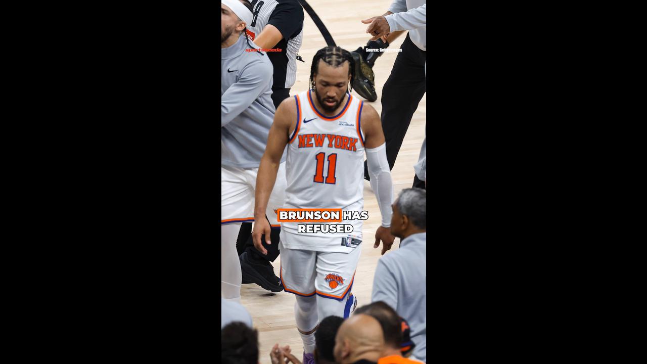 Video thumbnail for NBA Investigates Jalen Brunson After Heated Fan Incident During Finals Game 1