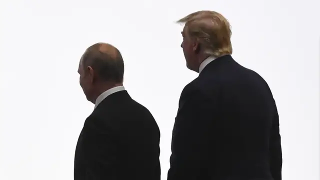 'Video thumbnail for Trump and Putin to meet to discuss Ukraine peace deal in Alaska'