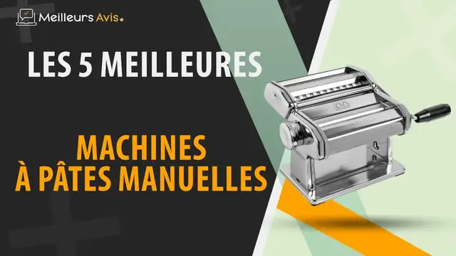 Video thumbnail for ⭐️ MEILLEURE MACHINE À PÂTES MANUELLE - Comparatif 2023