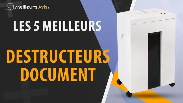 Video thumbnail for ⭐️ MEILLEUR DESTRUCTEUR DOCUMENT - Avis & Guide d'achat (Comparatif 2023)
