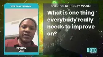 Video thumbnail for Frank says: "Work on your posture!" Good reminder!