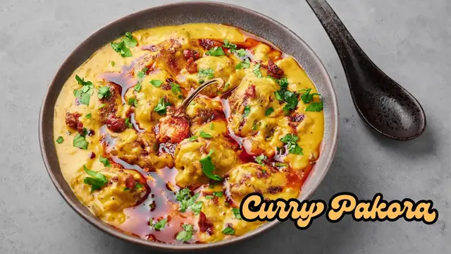 Video thumbnail for Spicy Curry Pakora Recipe
