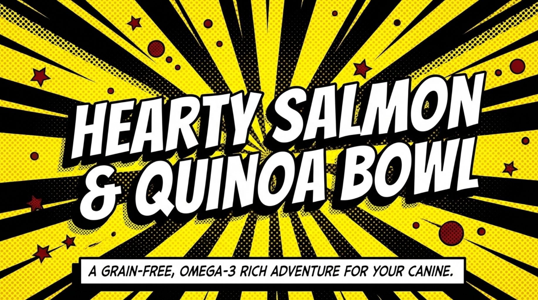 Video thumbnail for Hearty Salmon & Quinoa Bowl Recipe for Dogs