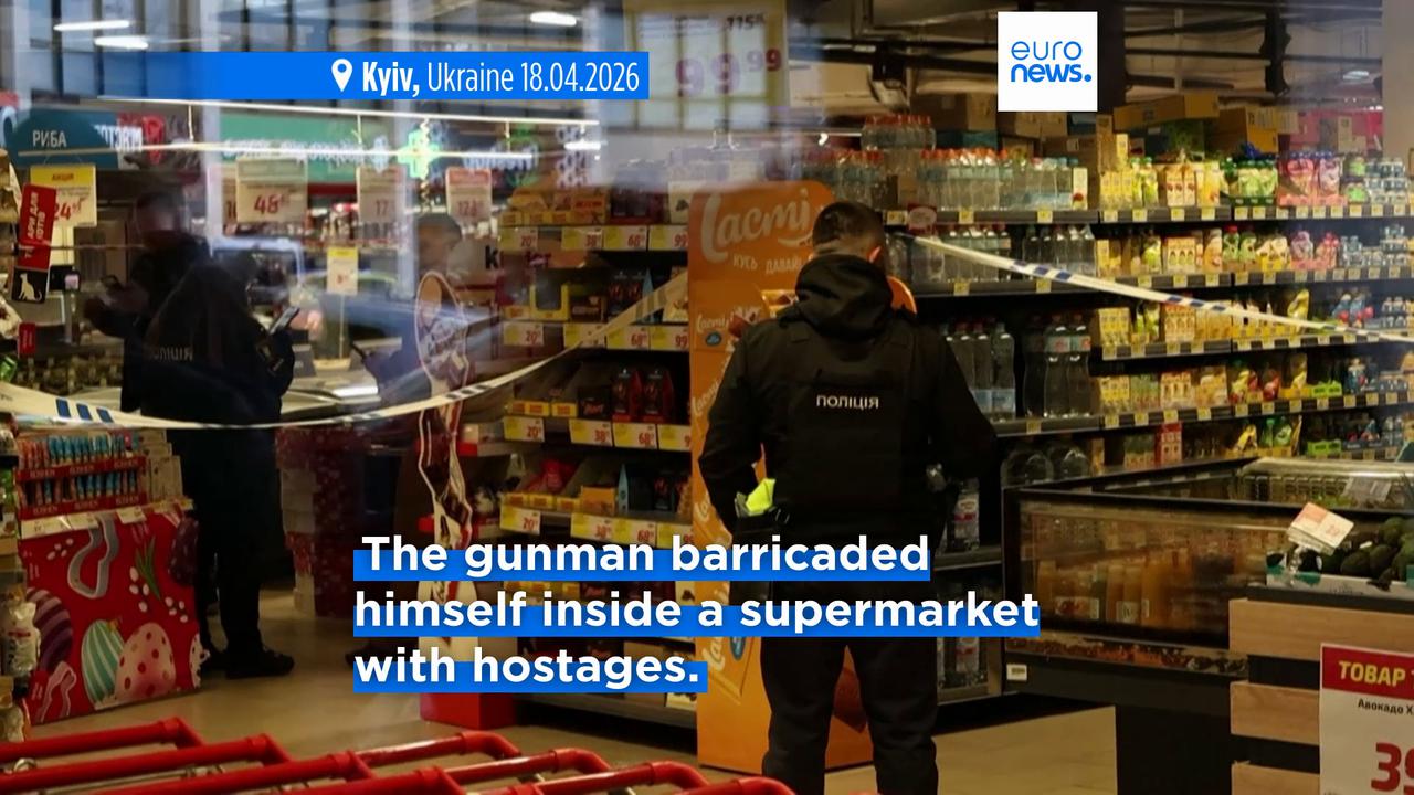 Video thumbnail for Ukraine: gunman opens fire in Kyiv, killing several people, mayor Vitali Klitschko said