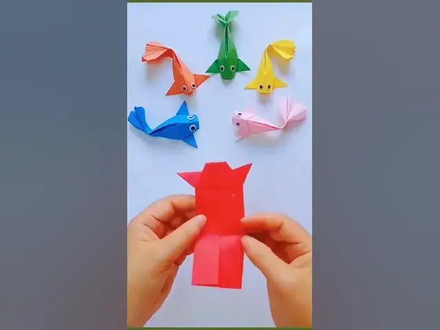 'Video thumbnail for Origami gold fish craft #shorts #youtubeshorts #short'