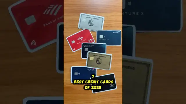 'Video thumbnail for 7 Best Credit Cards of 2025 - American Express, Chase, Capital One - Disclosure in Description'