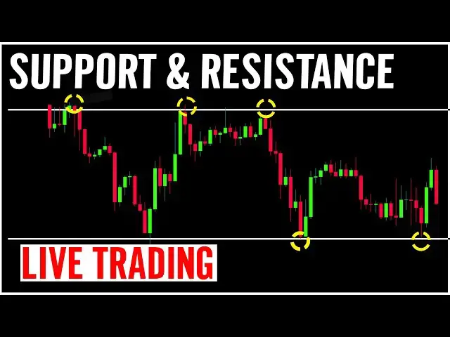 Video thumbnail for How to Trade Support and Resistance Trading Strategy - LIVE TRADING 🔴