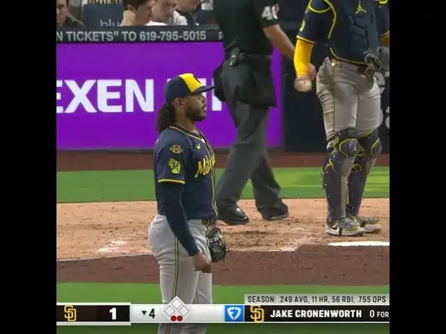 'Video thumbnail for Freddy Peralta Records 200th Strikeout of Season!'