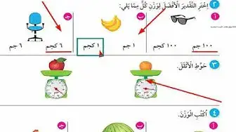Video thumbnail for درس الوزن للصف الثالث منهج الكويت الوطني