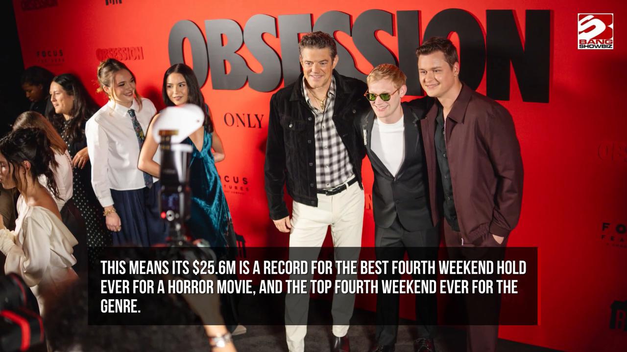 Video thumbnail for Obsession has crushed more records to become Focus Features' biggest ever film