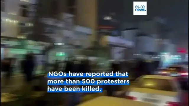 Video thumbnail for Kaja Kallas to push new Iran sanctions after deadly crackdown