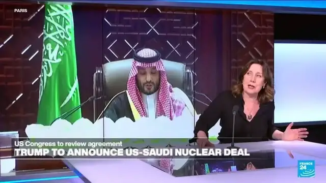 Video thumbnail for Trump to announce US-Saudi nuclear deal to allow fuel enrichment