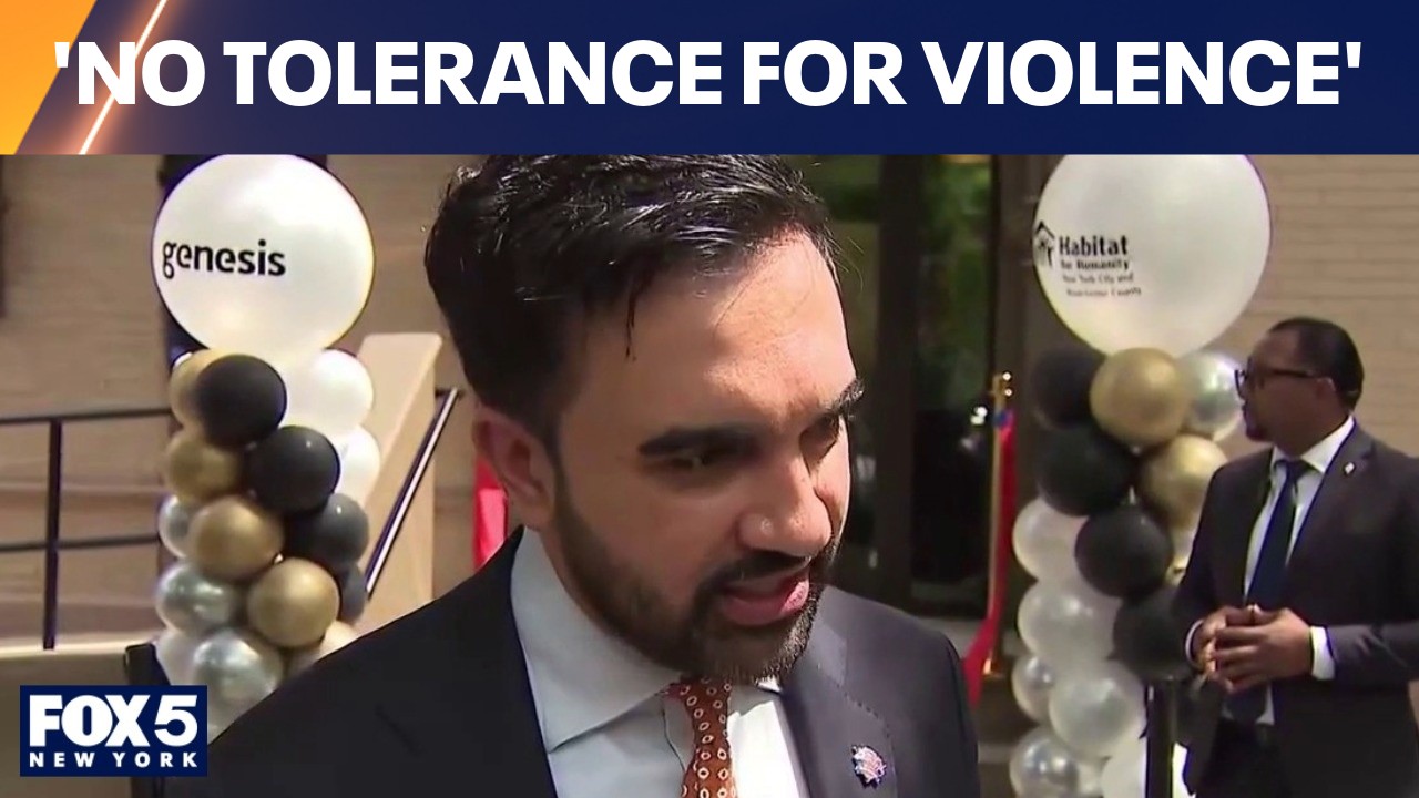 Video thumbnail for EXCLUSIVE: Mamdani says 'no tolerance' for Knicks-related violence
