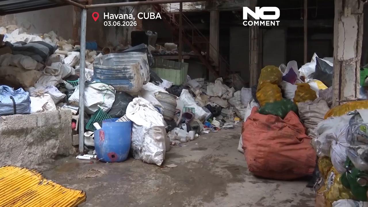 Video thumbnail for Cuba’s fuel crisis leaves Havana’s streets overflowing with rubbish