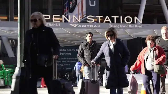 Video thumbnail for Sen. Schumer vows to block any bill to rename Penn Station after President Trump