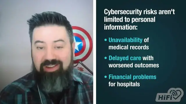 'Video thumbnail for HiFi-Health-News: healthcare cyberattacks: real dangers to patient care and hospital security'