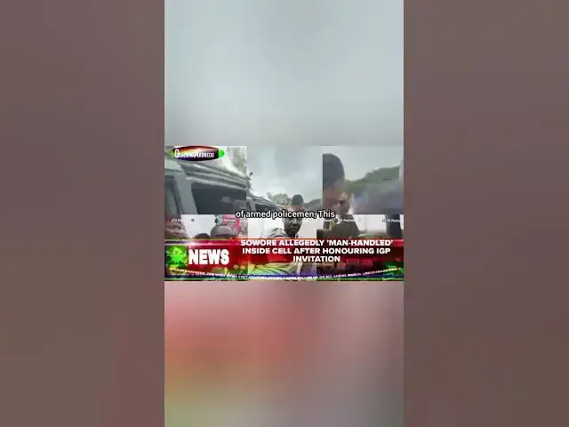 Video thumbnail for Sowore Allegedly 'Man-handled' Inside Cell After Honouring IGP Invitation