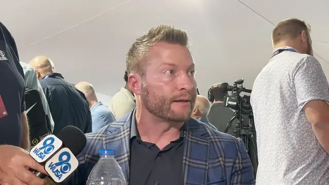 Video thumbnail for WATCH: Sean McVay on James Gladstone