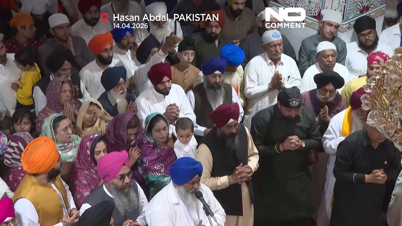 Video thumbnail for Pakistan hosts thousands of Sikh pilgrims for 2026 baisakhi rites