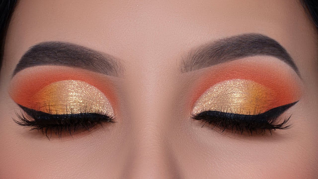 Video thumbnail for Warm Golden Cut Crease Tutorial | Drugstore Makeup