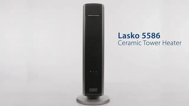 Video thumbnail for Lasko Oscillating Digital Ceramic Tower Heater for Large Rooms, with Adjustable Thermostat, Timer and Remote Control