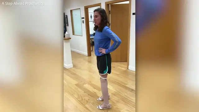 Video thumbnail for Double Amputee Wears Dress For First Time On Wedding Day | Happily TV