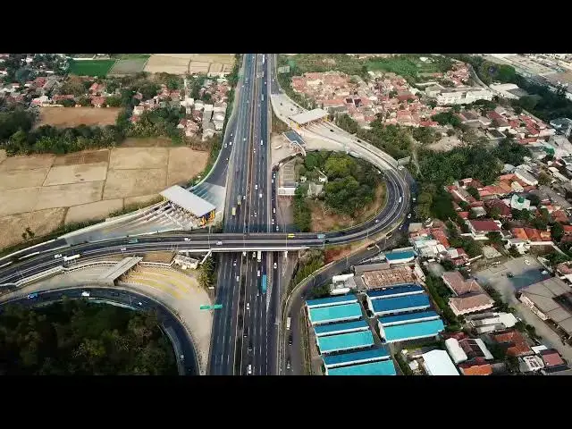 Video thumbnail for Aerial View of a Freeway