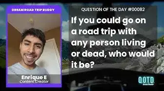 Video thumbnail for Enrique's road trip bud? Muhammad Ali! Maybe you'd revisit the Great Wall of China!