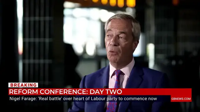 'Video thumbnail for WATCH: Nigel Farage declares Reform will 'not become Conservatives 2.0''