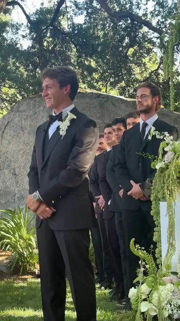 Video thumbnail for Groom Becomes Emotional Seeing Bride Walk Down the Aisle