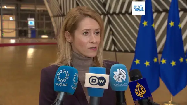 Video thumbnail for Reparations loan under 'pressure from different sides', Kallas says as more countries voice doubts