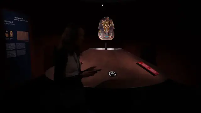 Video thumbnail for France: Immersive Tutankhamun replica exhibition opens press preview in Paris.