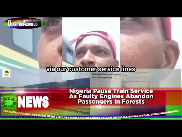 Video thumbnail for Nigeria Pause Train Service As Faulty Engines Abandon Passengers In Forests
