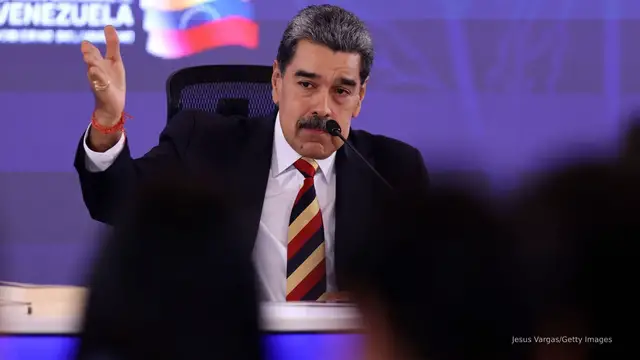 'Video thumbnail for Venezuela's Maduro condemns US Naval buildup as regime change plot'