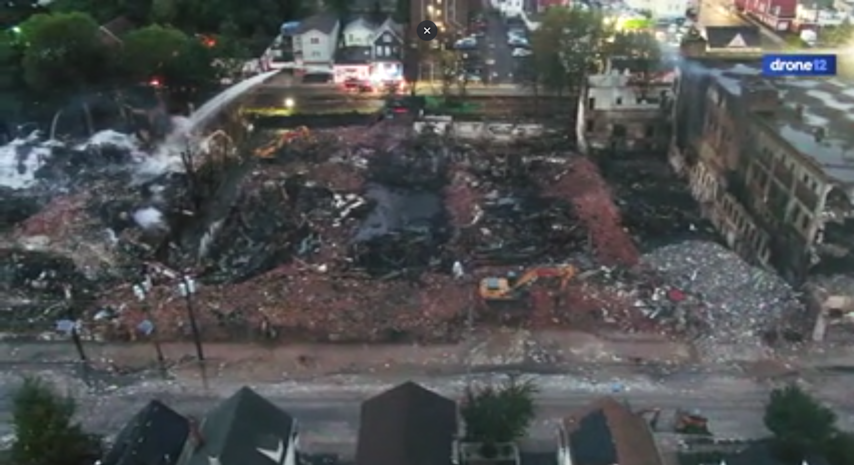 Video thumbnail for Belleville warehouse fire recovery continues as Gov. Mikie Sherrill plans visit
