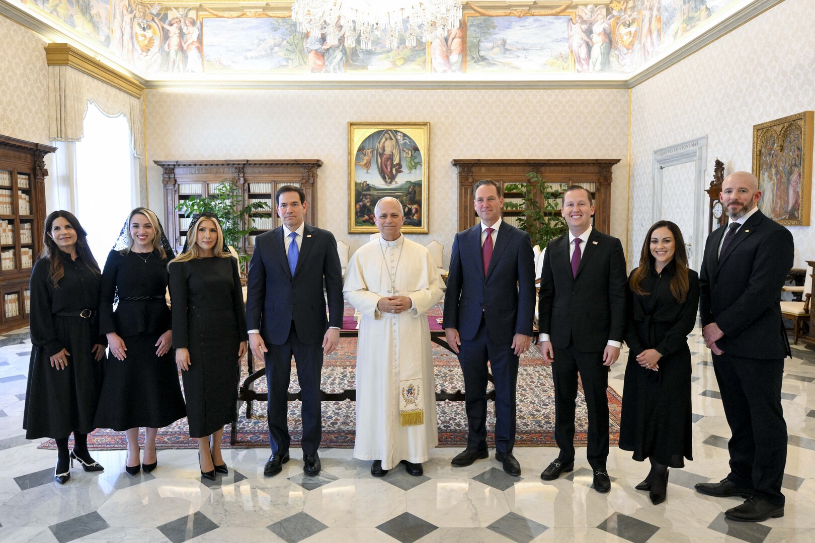 Video thumbnail for Pope Leo meets US Secretary of State amid tensions with Trump
