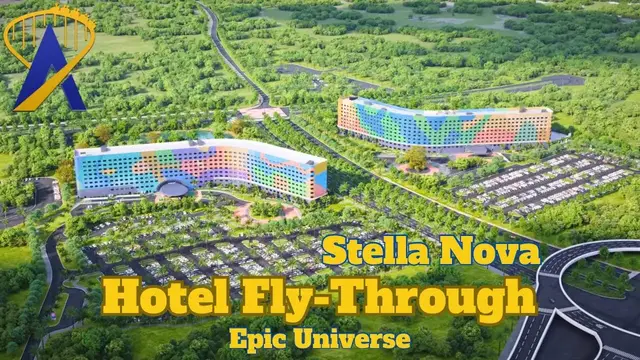 Video thumbnail for Epic Universe Hotel Fly Through Stella Nova