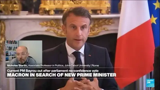 'Video thumbnail for French president's politics weakened mainstream parties & energised populist radicals on right, left'