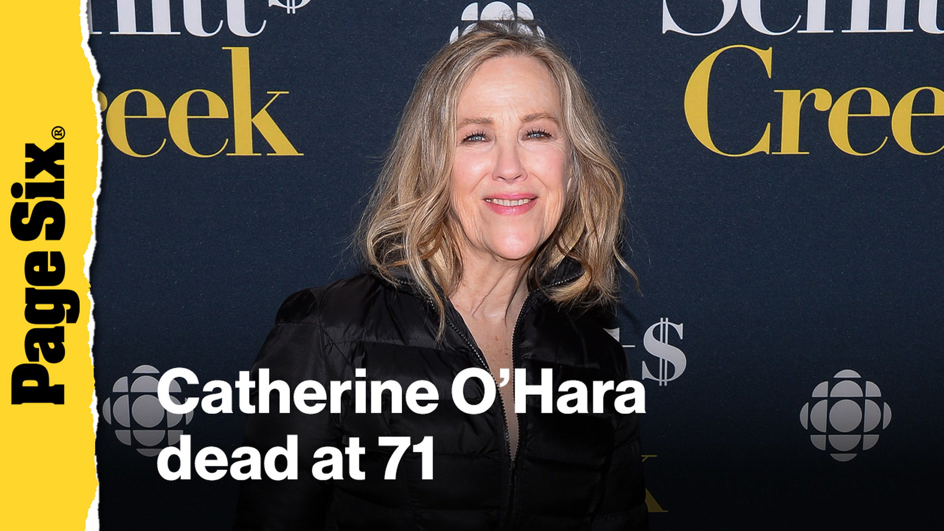 Video thumbnail for 'Schitt's Creek' star Catherine O'Hara dead at 71