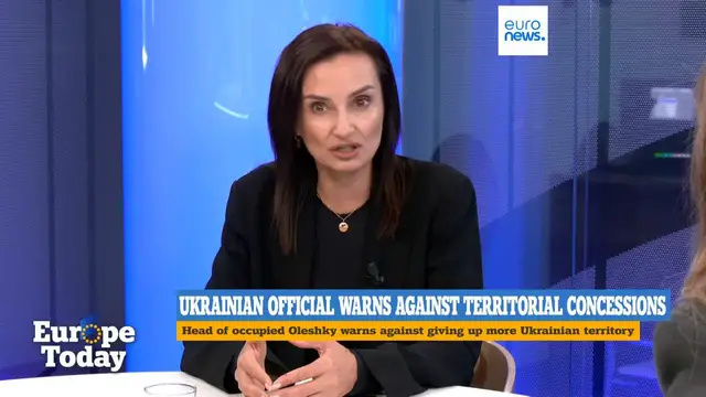 Video thumbnail for 'People survive on one meal a day': Oleshky official warns against giving Russia more territory
