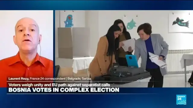 Video thumbnail for Bosnia votes in general election with wartime divisions still dominating