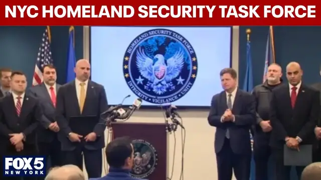 Video thumbnail for Homeland Security launches first-of-its-kind NYC task force